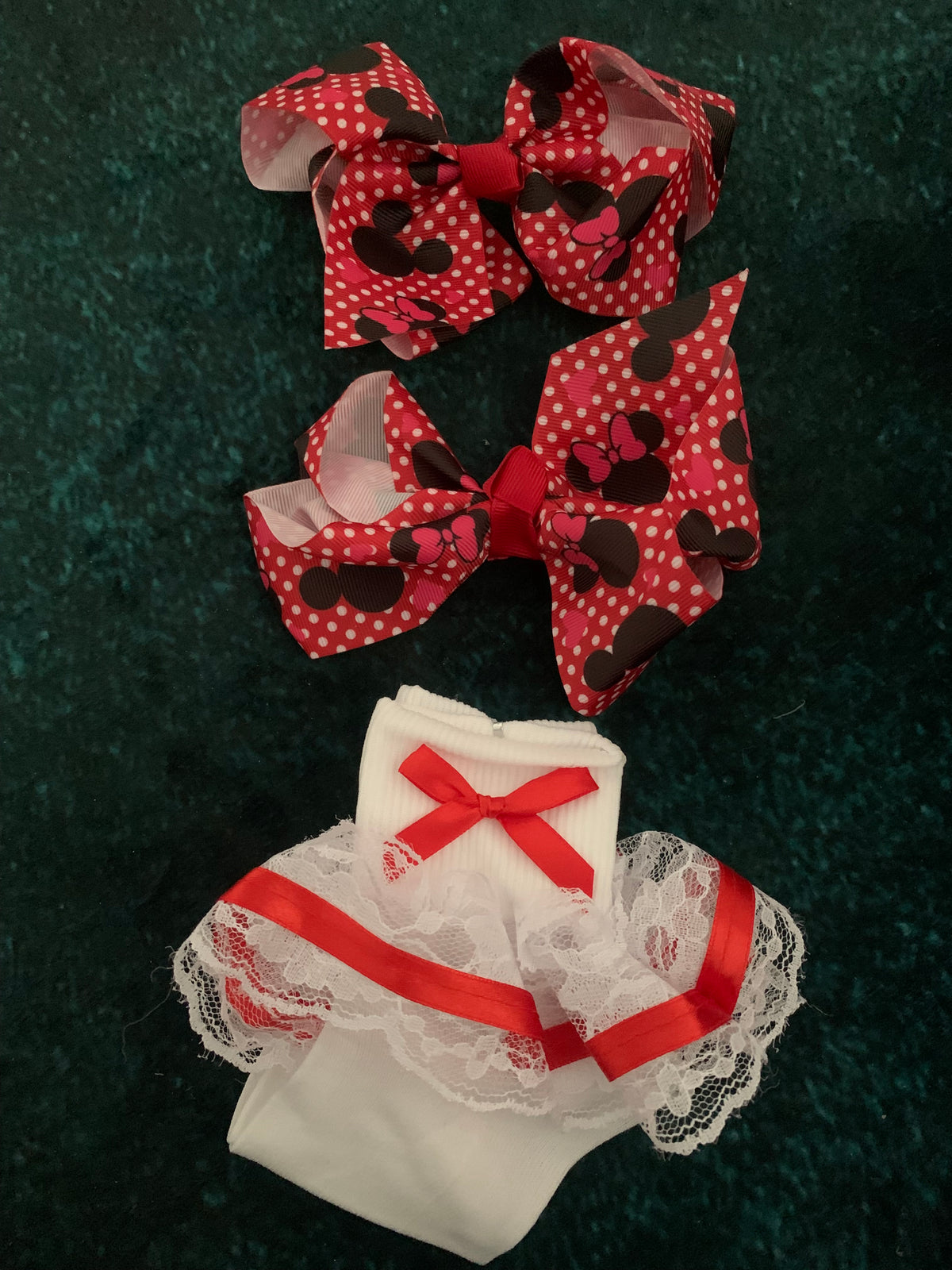 Hair Bows & Socks