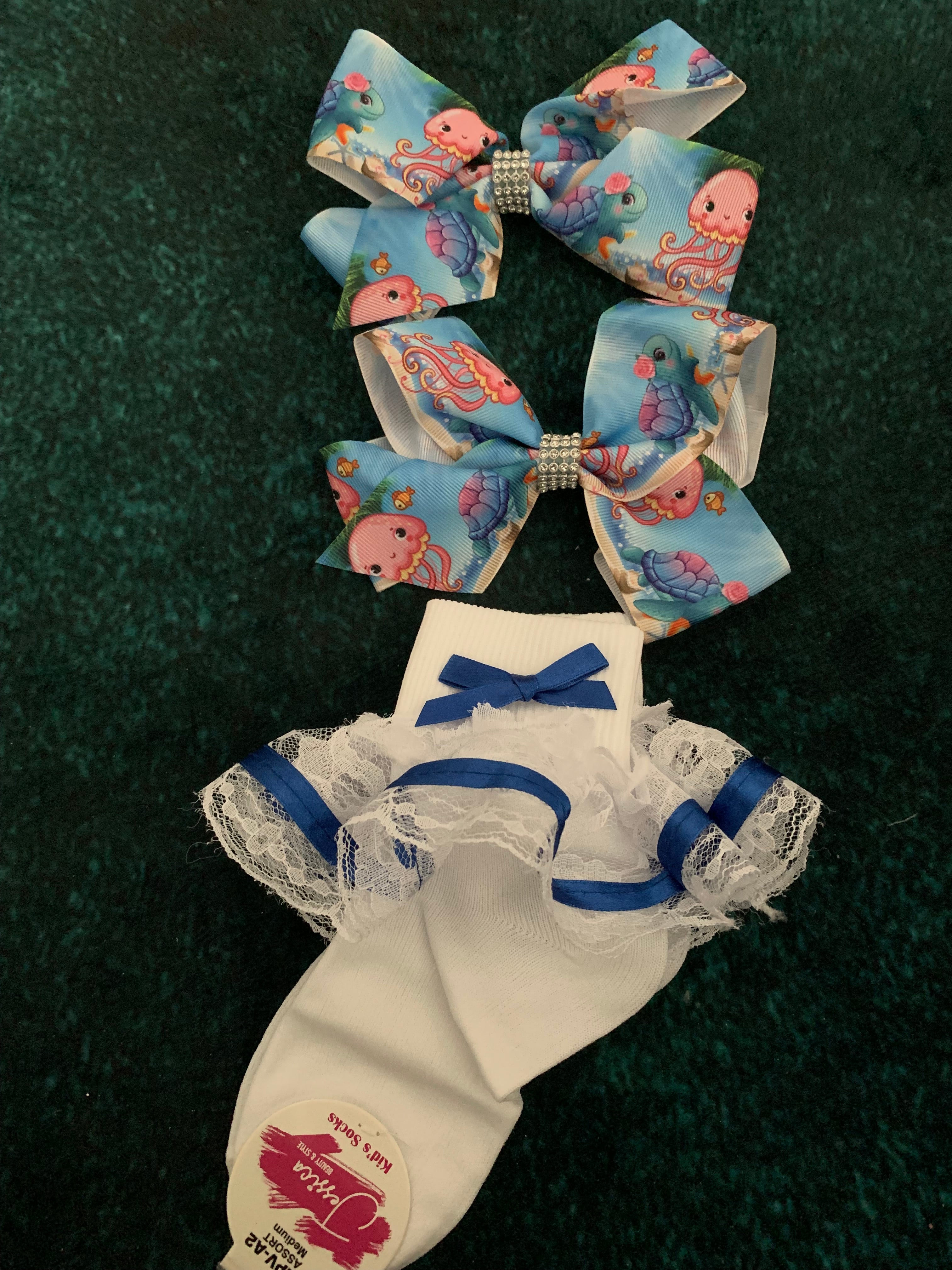 Hair Bows & Socks