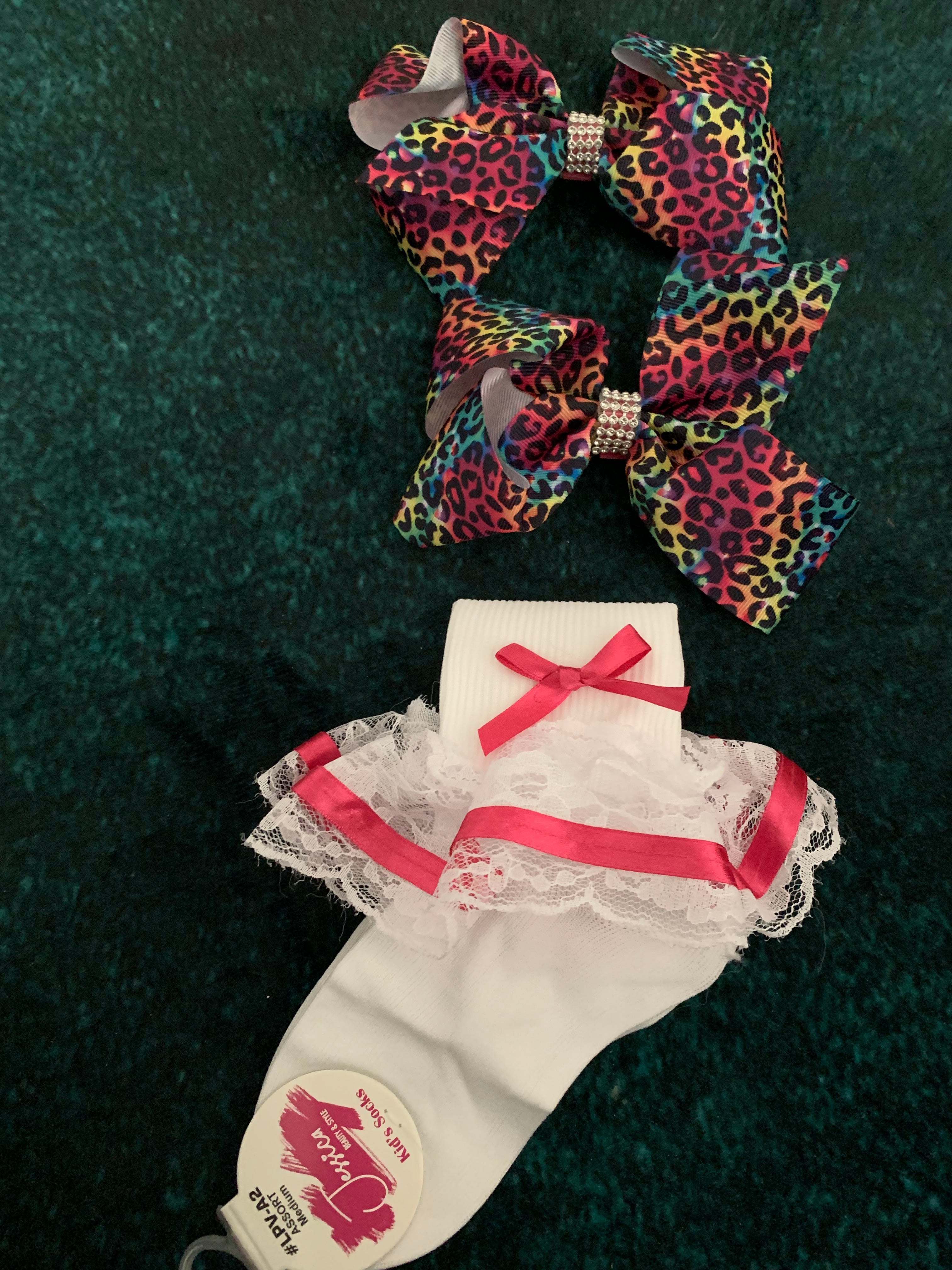 Hair Bows & Socks