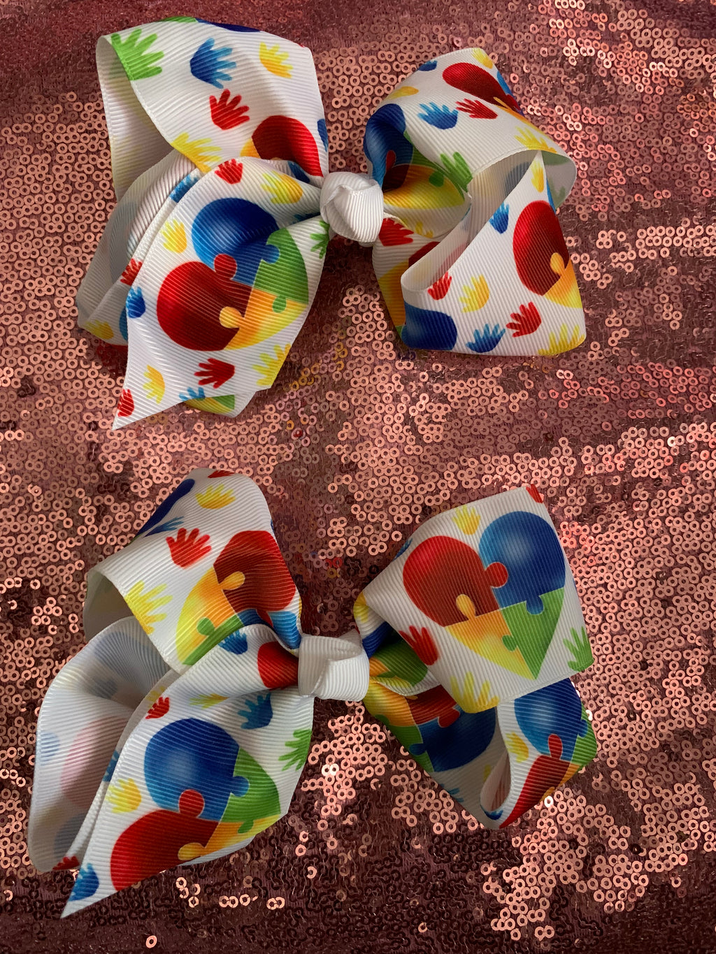 Autism Hair Bows