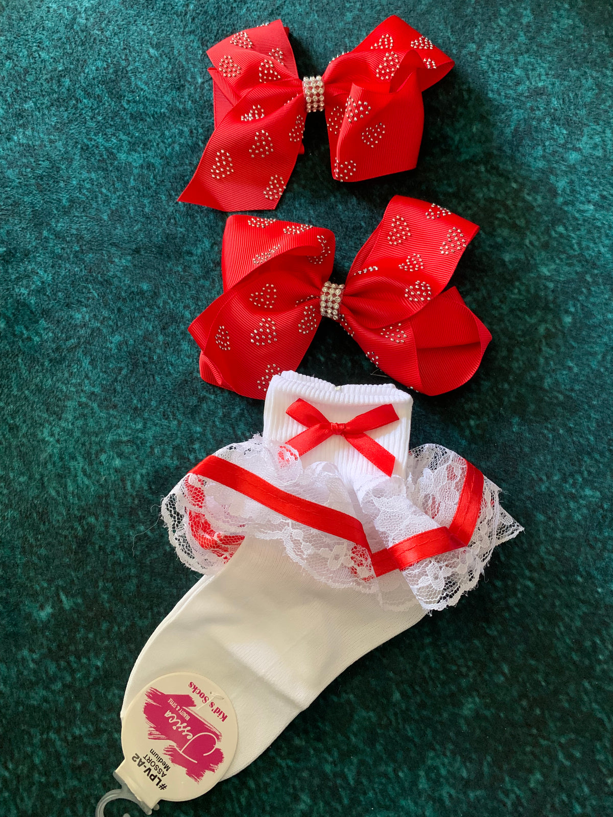 Hair Bows & Socks