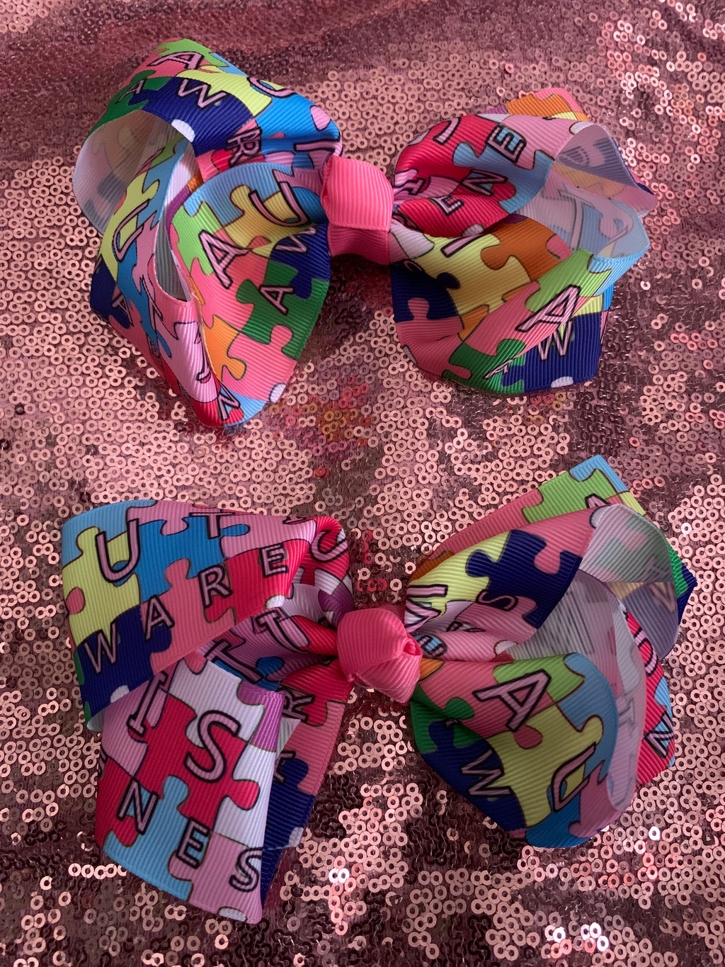 Autism Hair Bows