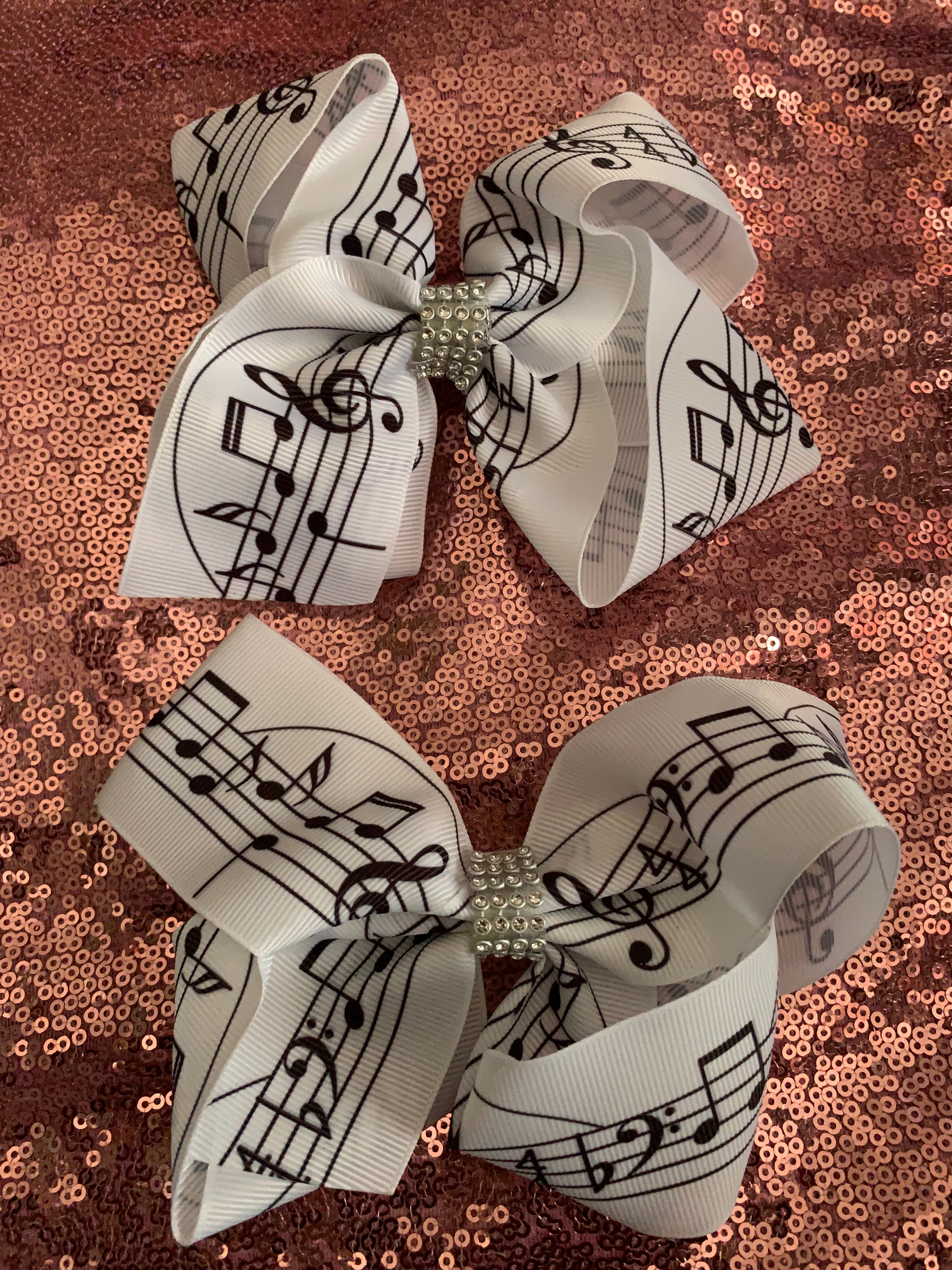 Music To My Ears Hair Bows