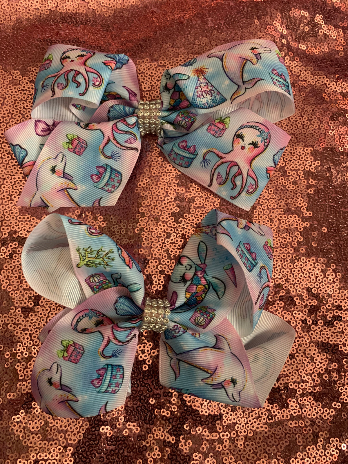 Octopus Hair Bows