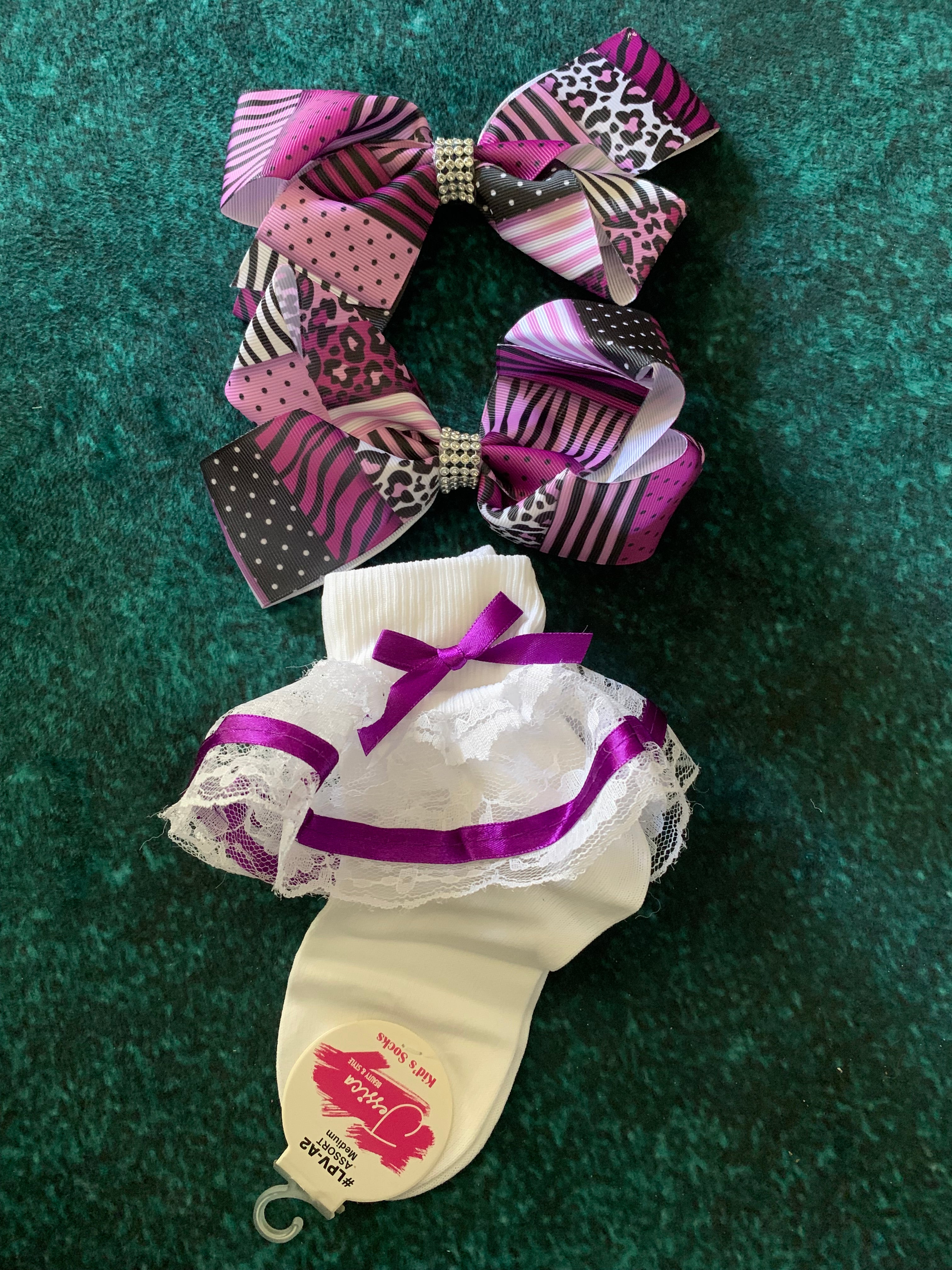 Hair Bows & Socks